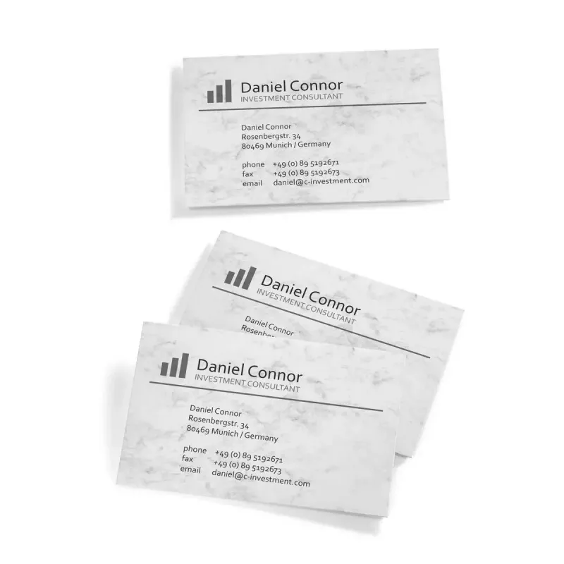 Tarjetas de visita Sigel DP742 Láser/Inkjet Gris 100 uds.
