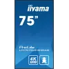 Pantalla de señalización digital iiyama LH7575UHS-B1AG 190,5 cm (75