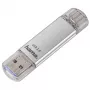 Memoria USB Hama C-Laeta 32 GB USB Type-A / USB Type-C 3.2 Gen 1 (3.1 Gen 1) plateada