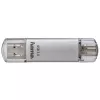 Memoria USB Hama C-Laeta 32 GB USB Type-A / USB Type-C 3.2 Gen 1 (3.1 Gen 1) plateada