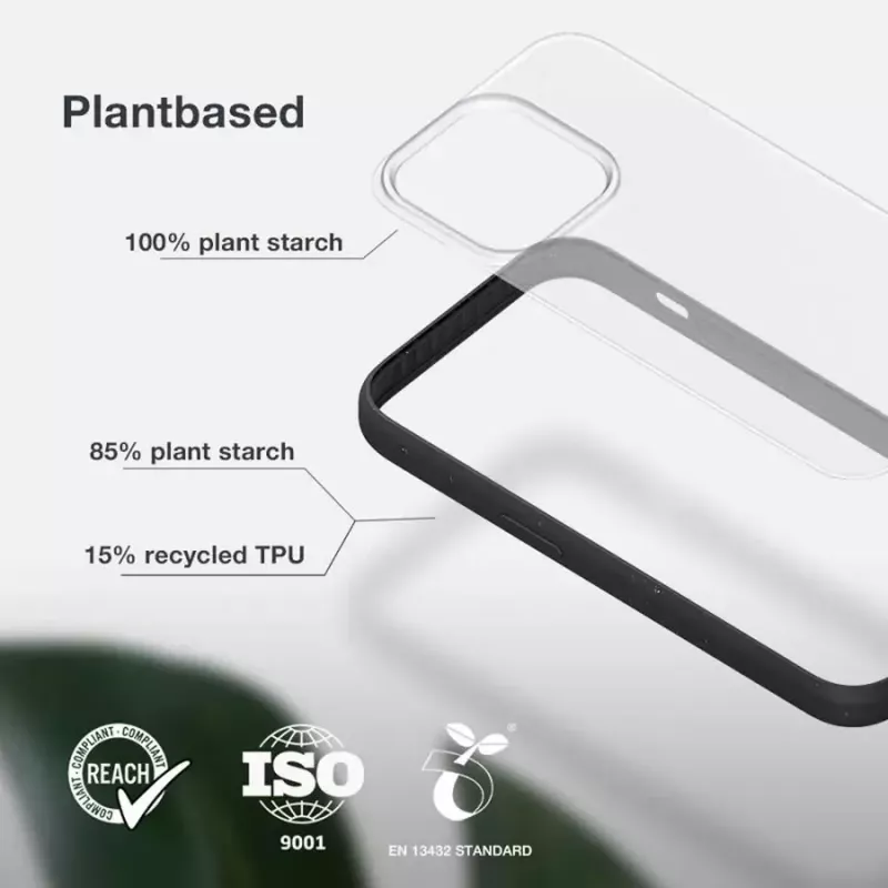 Funda para móvil Woodcessories Clear Case para Apple iPhone 14, 15,5 cm (6,1