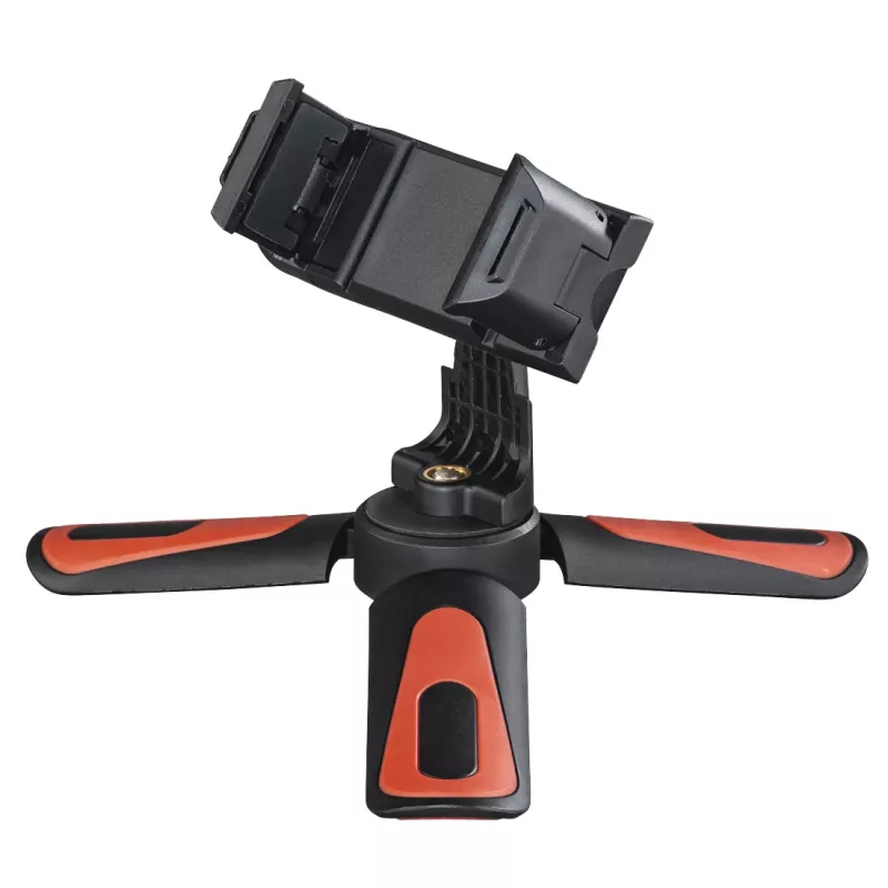 Hama Pocket II Rotation trípode para smartphone/tablet 3 patas negro, rojo