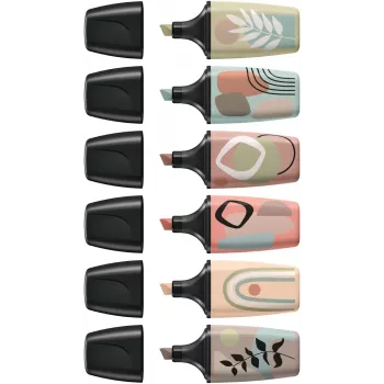 Rotulador STABILO BOSS MINI 6 uds. punta biselada multicolor