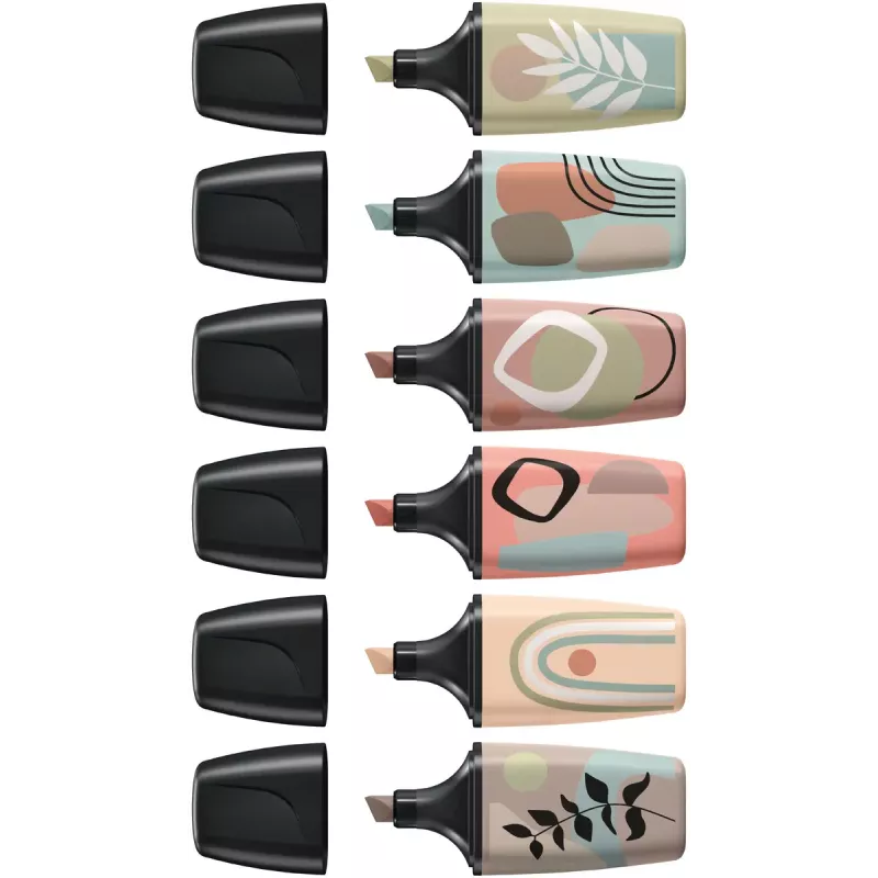 Rotulador STABILO BOSS MINI 6 uds. punta biselada multicolor