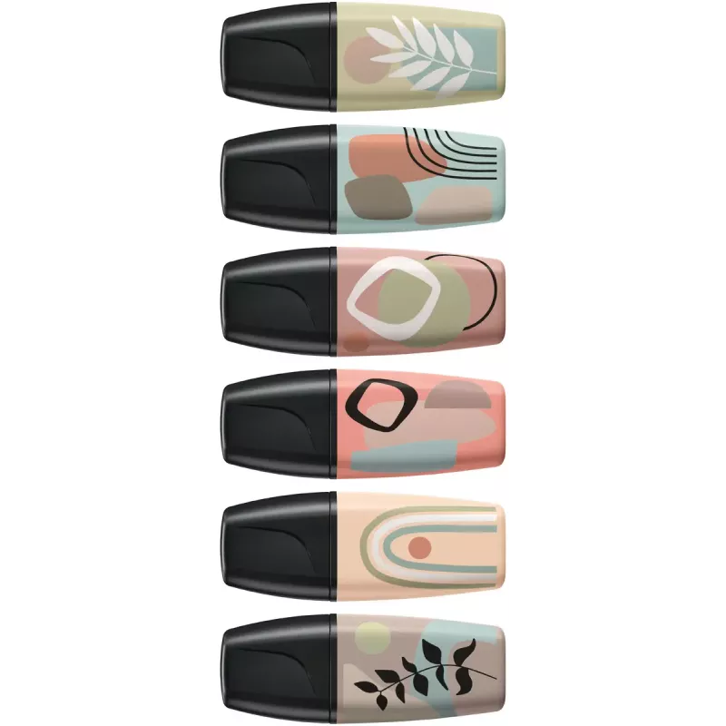Rotulador STABILO BOSS MINI 6 uds. punta biselada multicolor