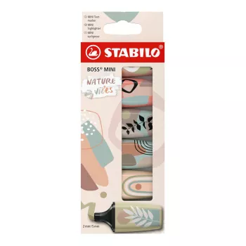 Rotulador STABILO BOSS MINI 6 uds. punta biselada multicolor