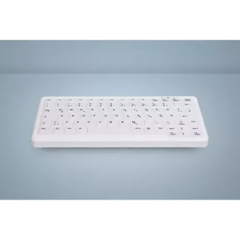 Protector de teclado Active Key AK-C4110 — silicona, distribución alemana, 291×139×25 mm, blanco