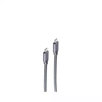 Cable USB ShiverPeaks BS13-47040 USB 3.2 Gen 2 3m USB C Gris