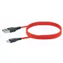 Cable USB-A a USB-C SCHWAIGER LPRO510 501 – USB 3.2 Gen 1 (3.1 Gen 1), 1,2 m, rojo