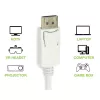 Adaptador Techly DisplayPort 1.2 macho / HDMI hembra 15 cm Blanco IADAP DP-HDMIF2