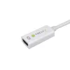 Adaptador Techly DisplayPort 1.2 macho / HDMI hembra 15 cm Blanco IADAP DP-HDMIF2