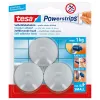 Ganchos universales Tesa Powerstrips Hooks Small ROUND