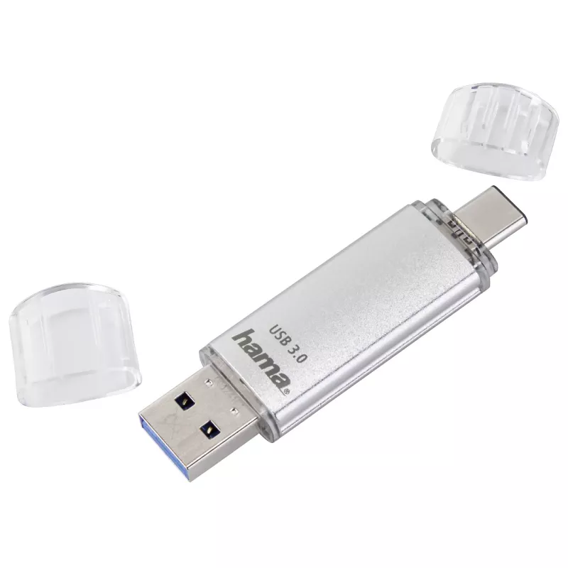 Hama C-Laeta Memoria USB 256 GB USB Type-A / USB Type-C 3.2 Gen 1 (3.1 Gen 1) Plata