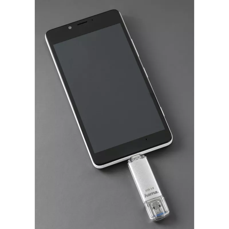 Hama C-Laeta Memoria USB 256 GB USB Type-A / USB Type-C 3.2 Gen 1 (3.1 Gen 1) Plata