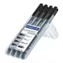 Rotulador permanente Staedtler 31-9WP4GS negro 4 uds.