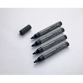 Rotulador Sigel BA012 4 unidades negro