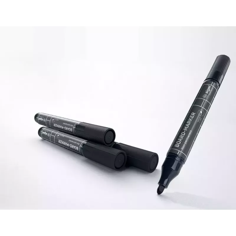 Rotulador Sigel BA012 4 unidades negro