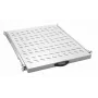 Estante deslizante EQUIP 19 pulgadas, 1U, 800 mm de profundidad, gris claro