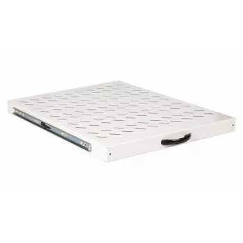 Estante deslizante EQUIP 19 pulgadas, 1U, 800 mm de profundidad, gris claro