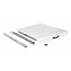 Estante deslizante EQUIP 19 pulgadas, 1U, 800 mm de profundidad, gris claro