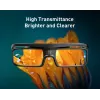 Gafas 3D estereoscópicas activas DANGBEI, Micro-USB, negras