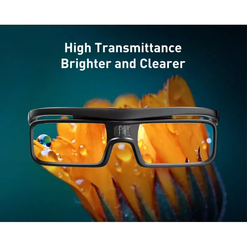 Gafas 3D estereoscópicas activas DANGBEI, Micro-USB, negras
