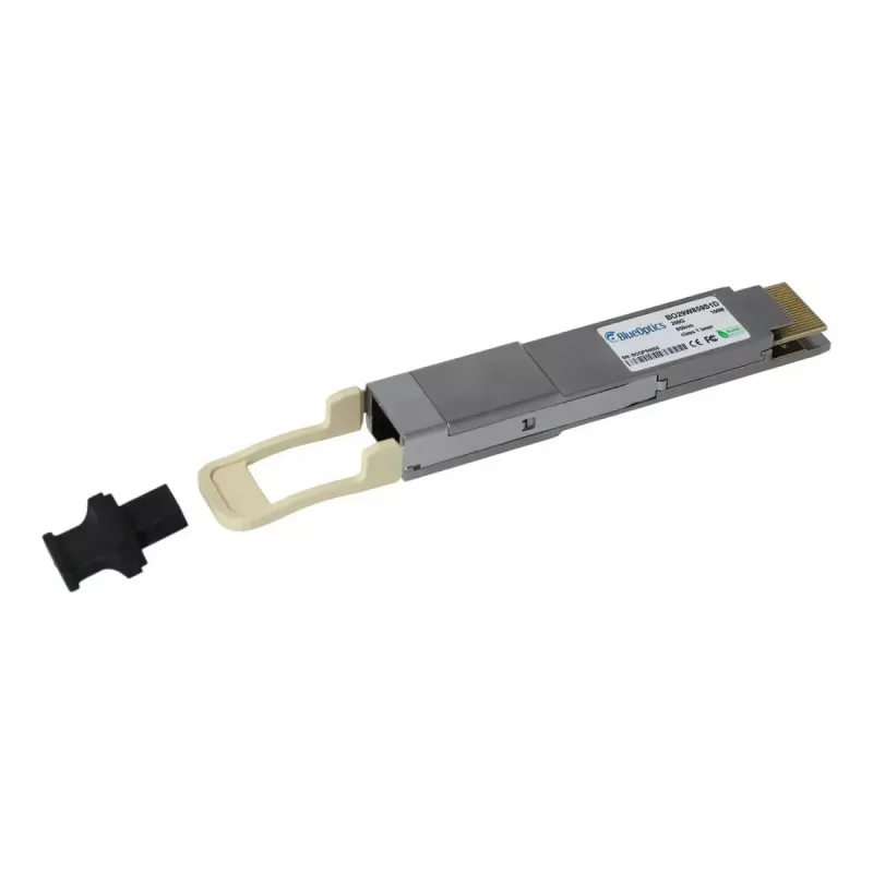 Módulo transceptor de red BlueOptics QSFP-DD-200G-SR8-AR-BO 200 Gbit/s QSFP-DD MTP/MPO 850 nm plata