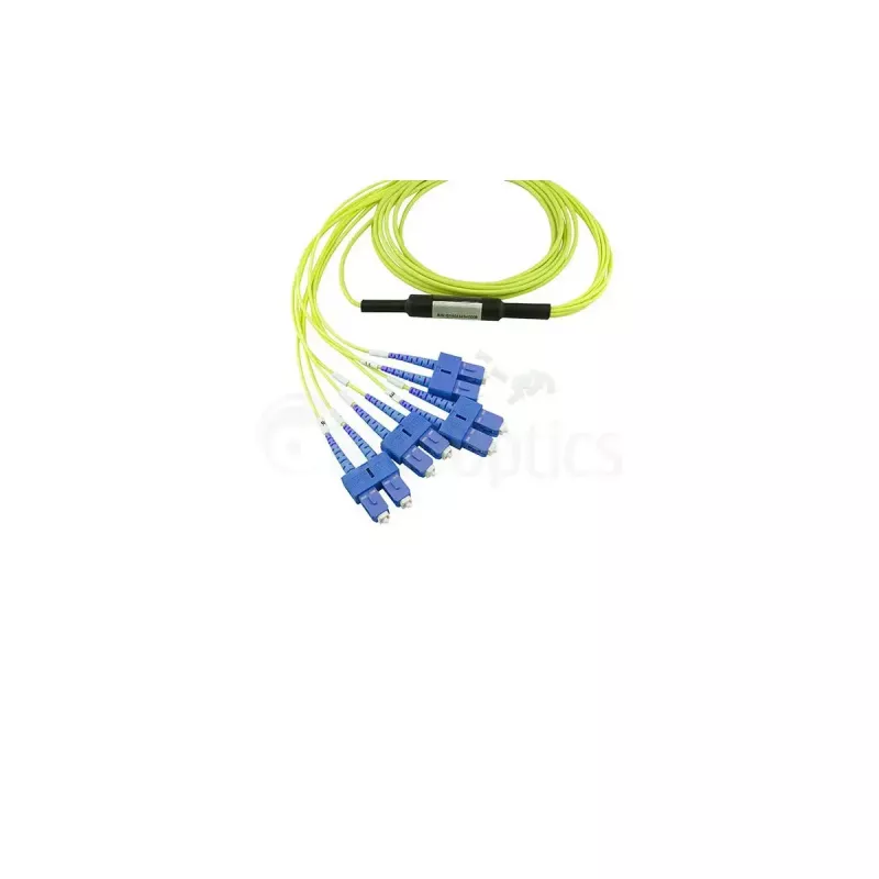 Cable de fibra óptica BlueOptics SFP5142BU10MKB 10 m, G.657.A1, 4x SC a MPO, amarillo