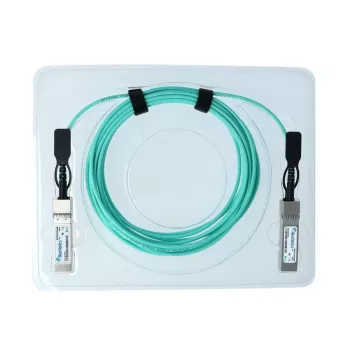 Cable de fibra óptica InfiniBand / SFP28 BlueOptics 25 m, SFP28–SFP28, turquesa