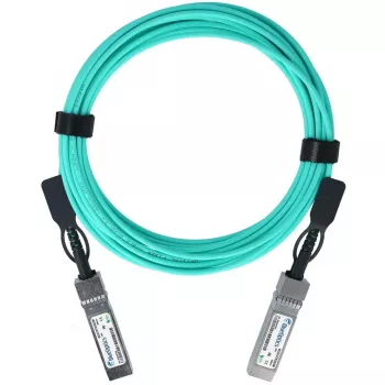 BlueOptics SFP28 AOC 25 m cable óptico activo Twin SFP28, color menta