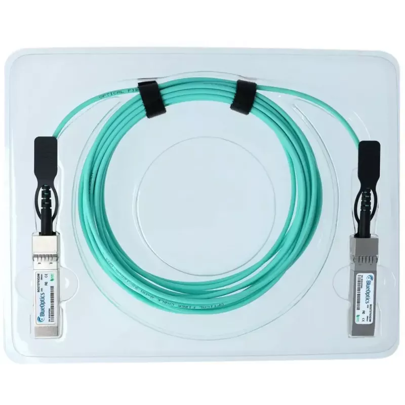 BlueOptics SFP28 cable óptico activo UACC-AOC-SFP28-25M-BO, 25 m, SFP28-SFP28, aqua