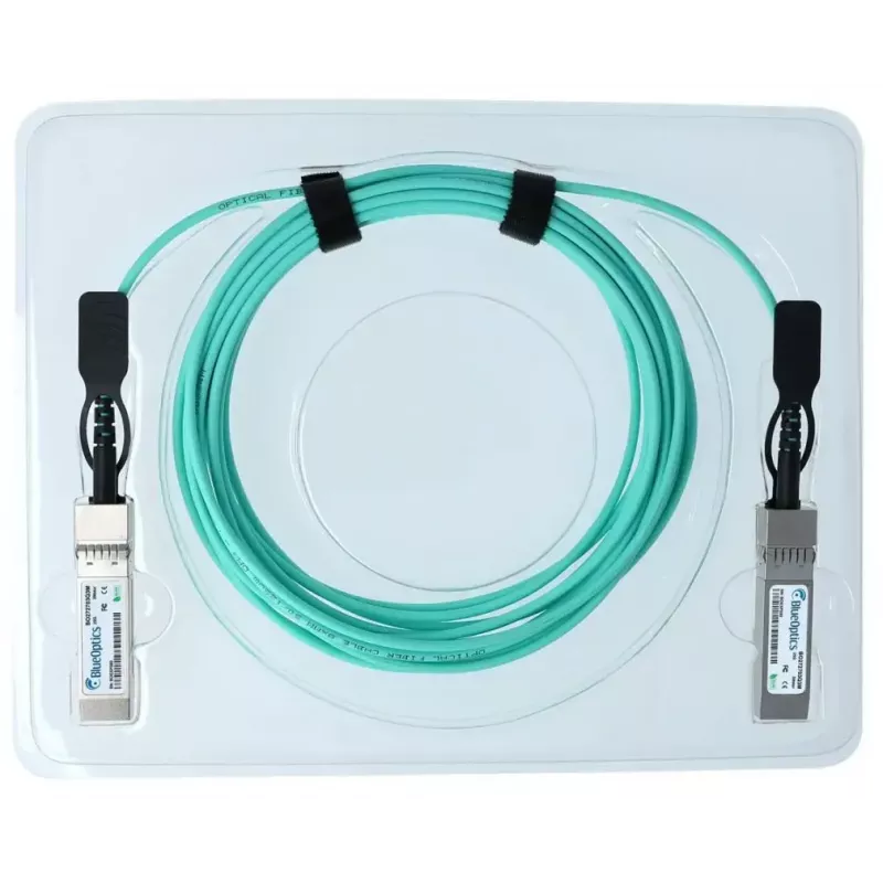 BlueOptics cable de fibra óptica / InfiniBand SFP28 25 m, aqua, conector macho-conector macho
