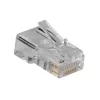 ACT conector modular RJ45 (8P/8C) para cable redondo con conductores flexibles