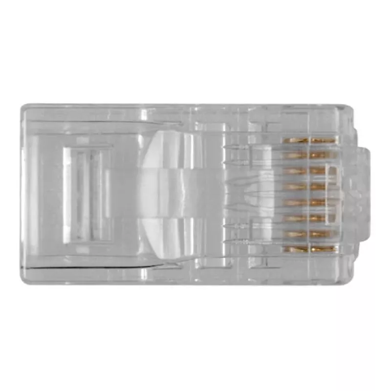 ACT conector modular RJ45 (8P/8C) para cable redondo con conductores flexibles