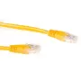ACT cable de red U/UTP CAT6 amarillo 0,5 metros con conectores RJ45