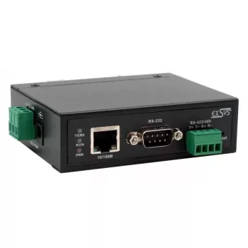 EXSYS EX-61001 servidor serie RS-232/422/485 DC 12-48V