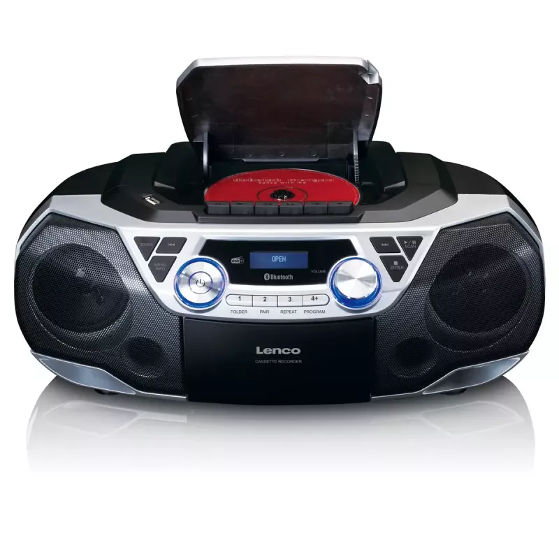 Radio portátil Lenco SCD-720SI sintonizador digital DAB FM altavoz de 2 vías