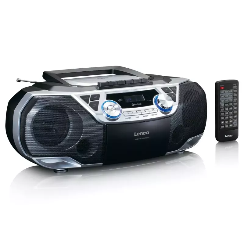 Radio portátil Lenco SCD-720SI sintonizador digital DAB FM altavoz de 2 vías