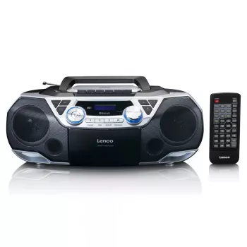 Radio portátil Lenco SCD-720SI sintonizador digital DAB FM altavoz de 2 vías