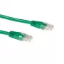 ACT verde 0,5m cable de red U/UTP CAT6 con conectores RJ45