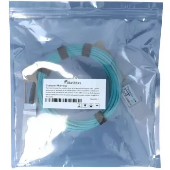 Cable de fibra óptica / InfiniBand BlueOptics QSFP56 a QSFP56, 15 m, naranja