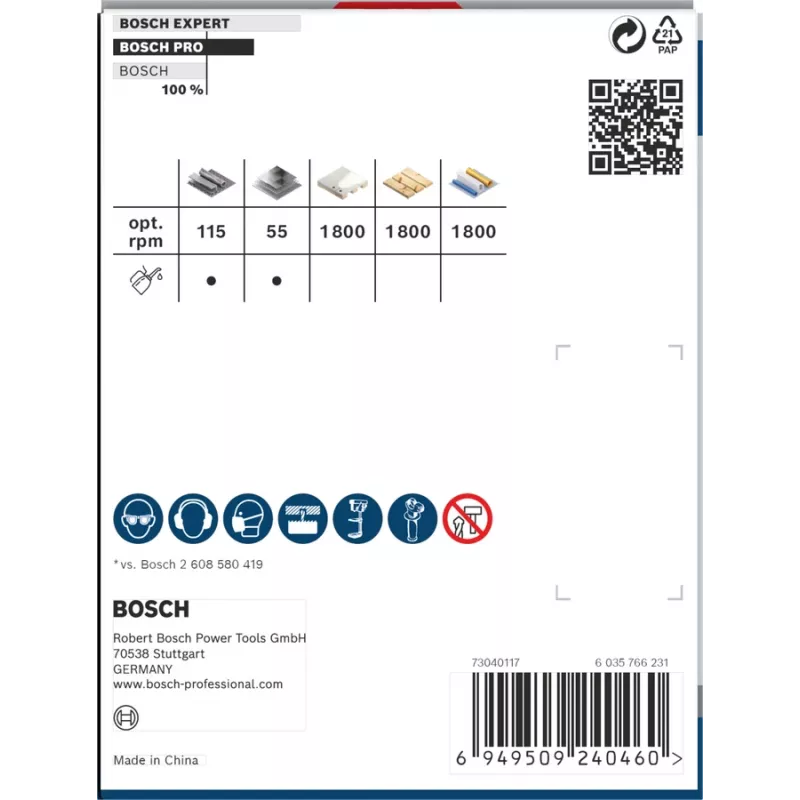 Sierra de corona Bosch PRO Multi Material PC Plus 44/76 mm broca individual
