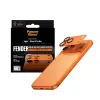 Protector de cámara PanzerGlass Fender para iPhone 17 Pro Max, silicona, Cosmic Orange, resistente a arañazos y golpes