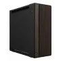 Caja de PC ASUS ProArt PA602 Wood Edition Midi Tower — negra y madera, compatible con ATX/EATX, 2x200 mm frontal, 1x140 mm trasero