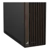 Caja de PC ASUS ProArt PA602 Wood Edition Midi Tower — negra y madera, compatible con ATX/EATX, 2x200 mm frontal, 1x140 mm trasero