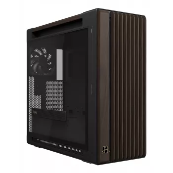 ASUS ProArt PA602 Wood Edition Modern negra - panel de cristal templado Midi Tower negra, madera