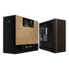 ASUS ProArt PA602 Wood Edition Modern negra - panel de cristal templado Midi Tower negra, madera