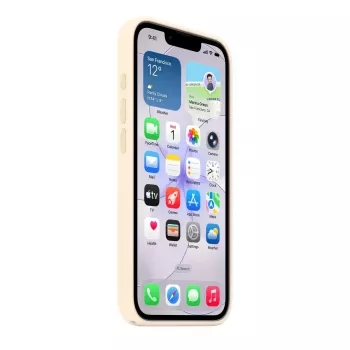 Funda de silicona con MagSafe para Apple iPhone 17e — vainilla, para pantallas de 6,1