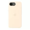 Apple MHWG4ZM/A funda de silicona con MagSafe para iPhone 17e, vainilla