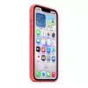 Funda de silicona con MagSafe para Apple iPhone 17e — Bright Guava, compatible con 6,1